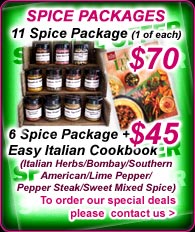 Order our Spice packages
